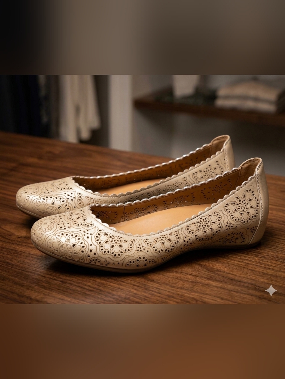 EARTHIES🌍  Lindi Flats in Biscuit Soft Buck footwear